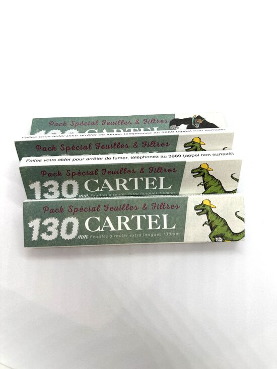 Cigarešu tinamie papīri ar kartona filtriem Cartel