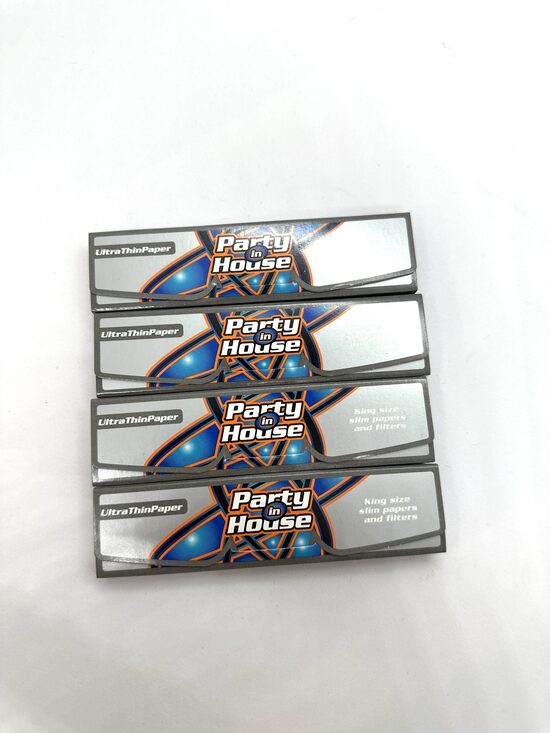 Cigarešu tinamie papīri ar filtriem Party in House
