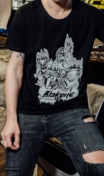 Blaķenes Bikers T-Krekls 